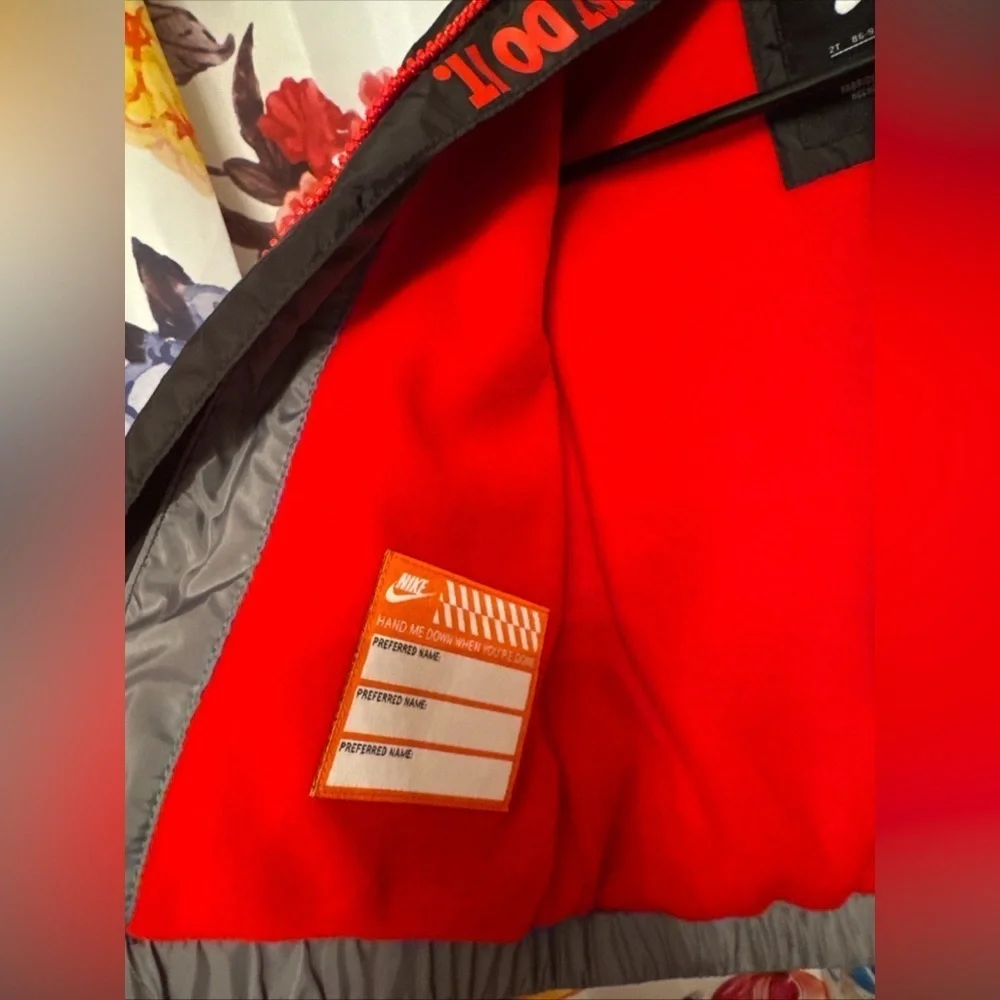 Nike Boy’s Fleece Lined Hooded Jacket NWT